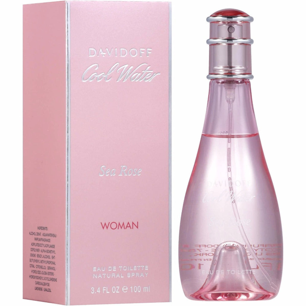 Davidoff Cool Water Sea Rose Coral Reef Edition by Davidoff for Women - Eau de Toilette, 100ml
