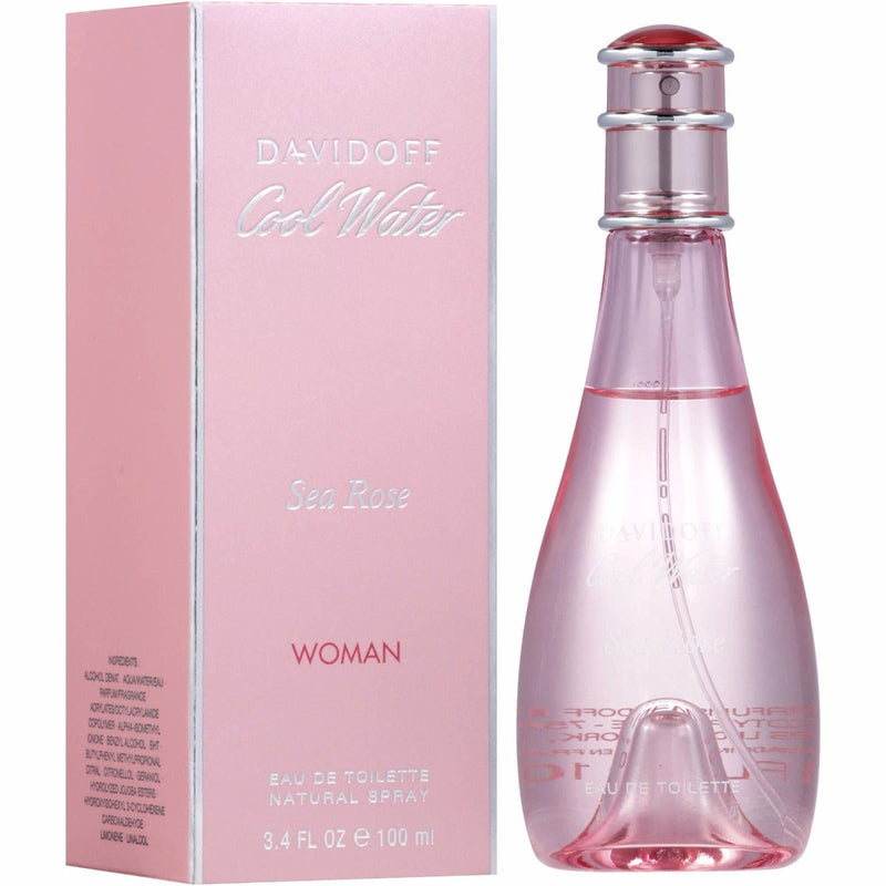 Davidoff Cool Water Sea Rose Coral Reef Edition by Davidoff for Women - Eau de Toilette, 100ml