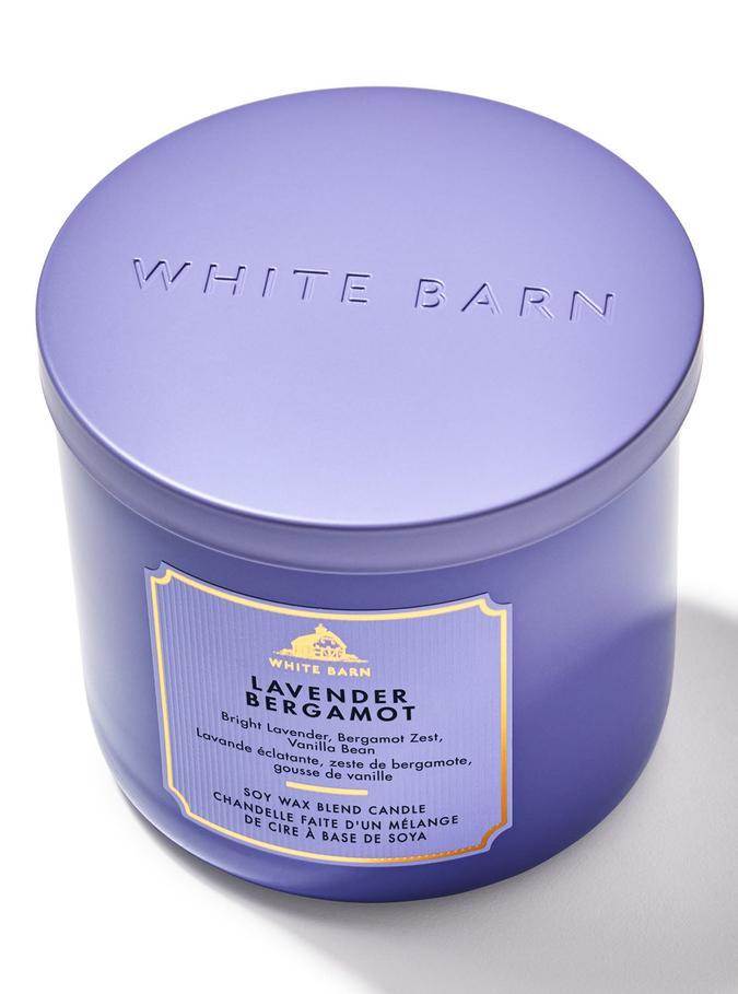 Bath & Body Works Lavender Bergamot Scented Candle 411gm