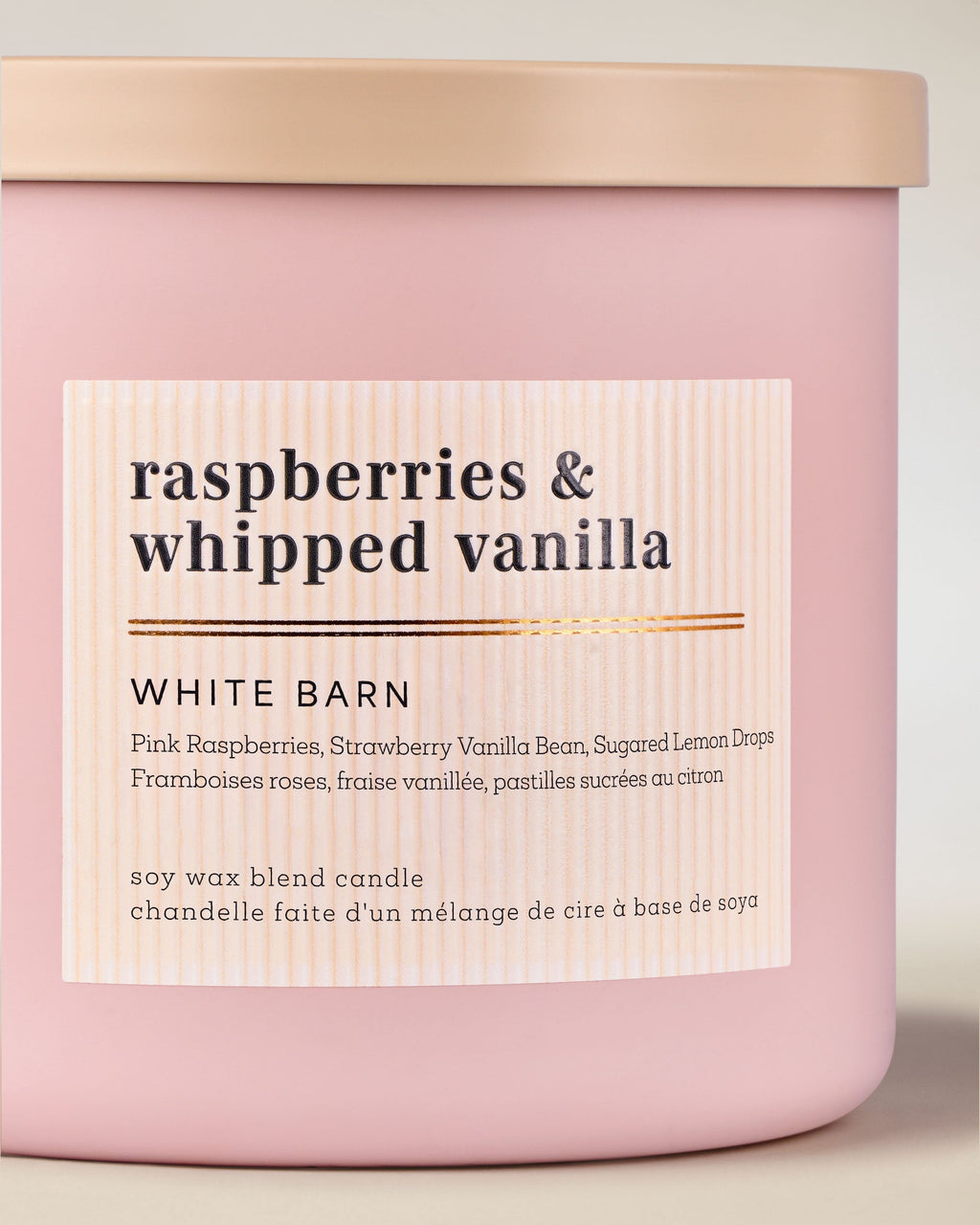 Bath & Body Works Raspberries & Whipped Vanilla Scented Candle 411gm