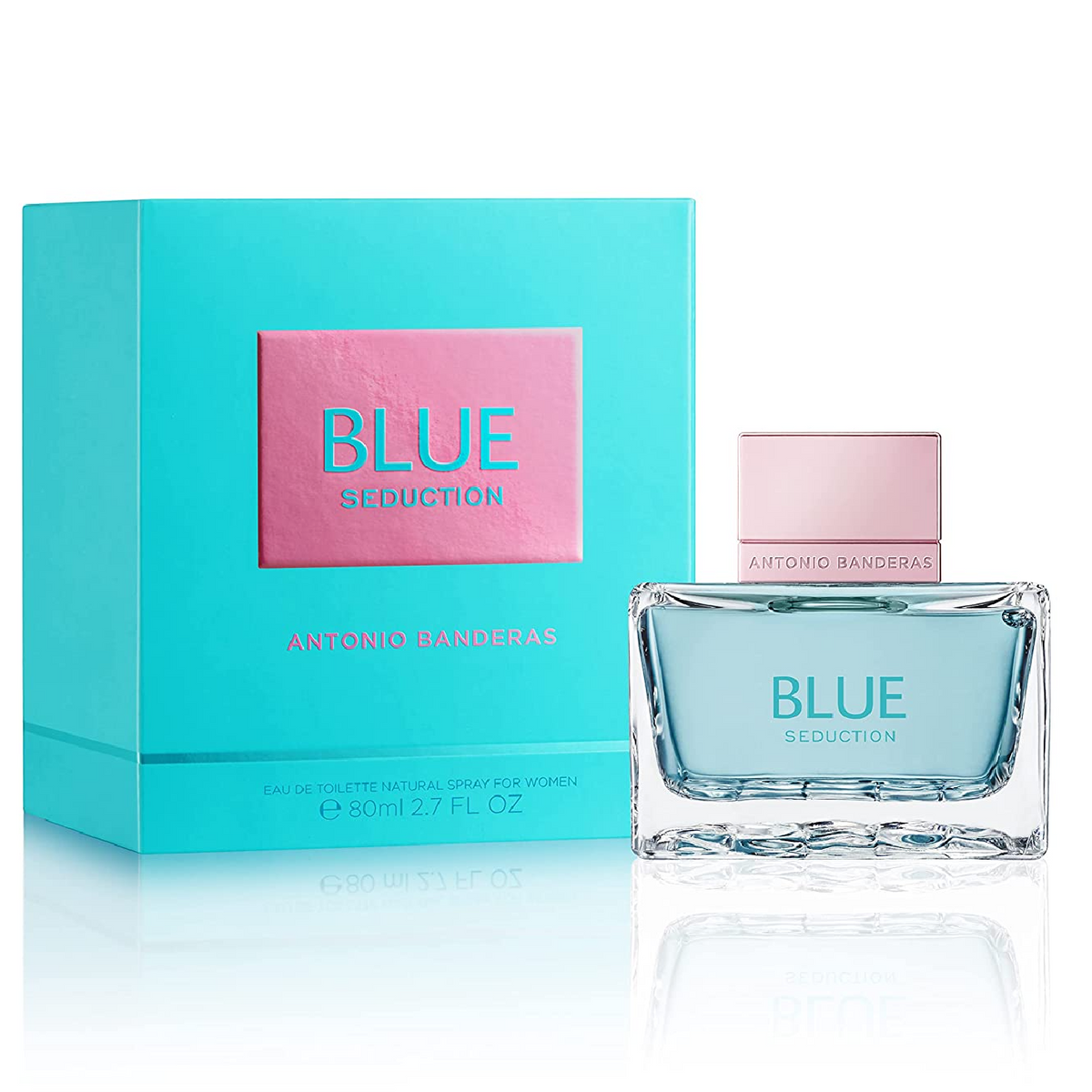 Antonio Banderas Blue Seduction For Women Eau De Toilette For Women - Floral Aquatic Perfume 80ml