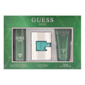 GUESS GREEN FOR MEN EDT 75ML+200ML SHAVING GEL+226ML BODY SPRAY GIFT SET
