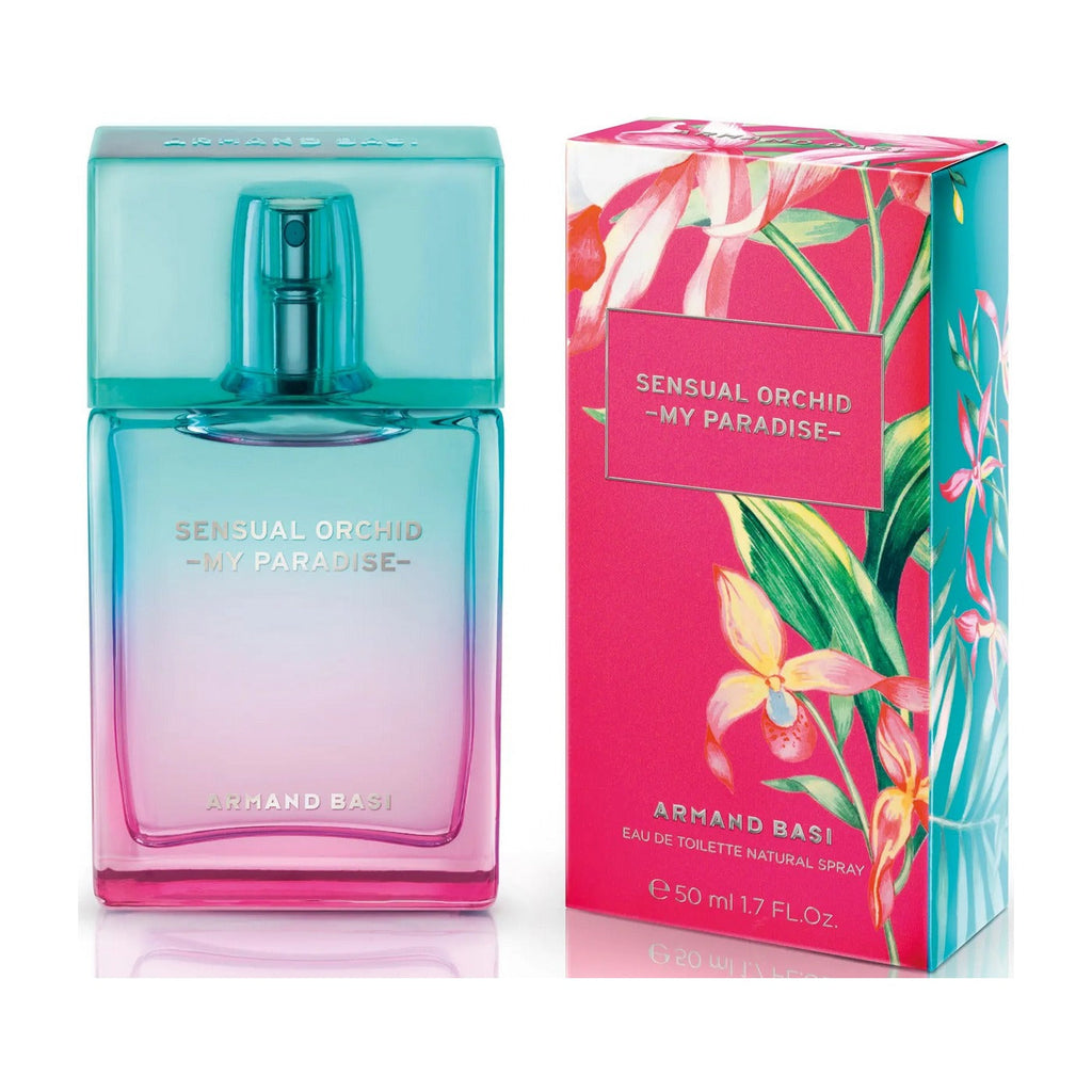 Armand Basi Sensual Orchid My Paradise Eau De Toilette For Women - Floral Fruity Perfume 50ml