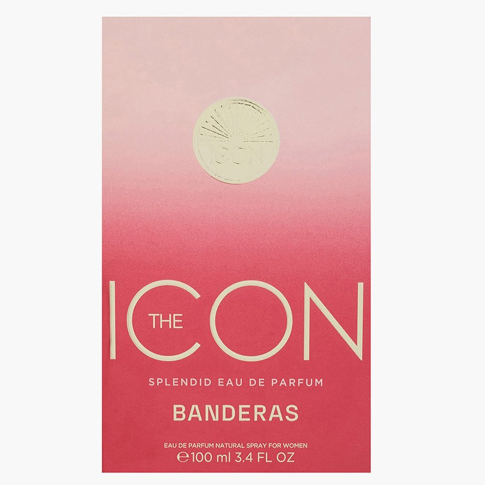 Antonio Banderas The Icon Splendid  Eau De Parfum For Women - Floral Gourmand Perfume 100ml