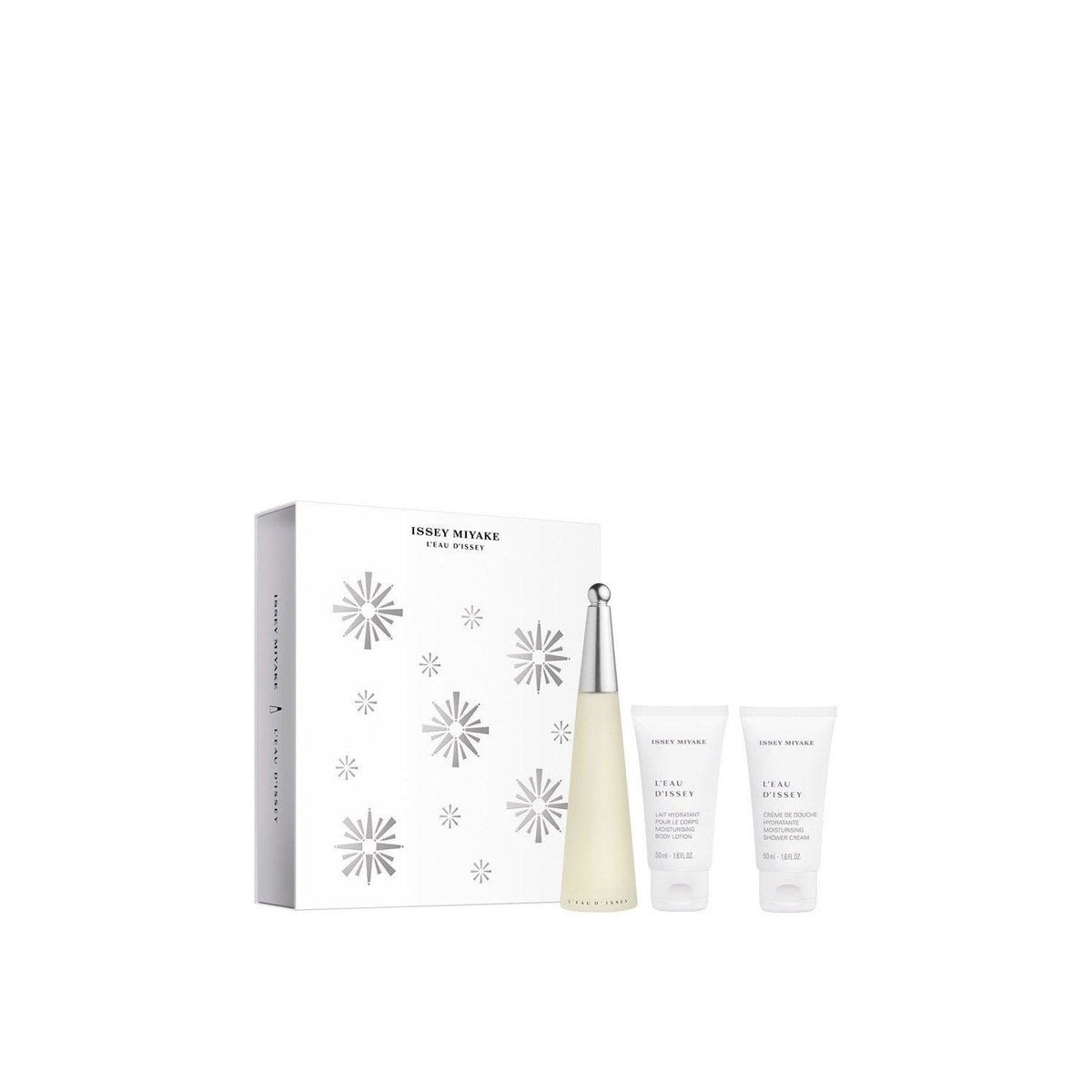Issey Miyake L'eau D'issey  Set EDT 50ml+Moisturizing Body Lotion 50ml+Moisturizing Shower Cream For Women 50ml For Women