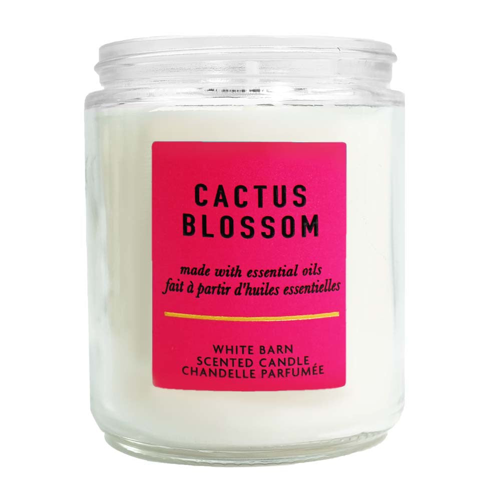 Bath & Body Works White Barn Cactus Blossom Scented Candle 198 G