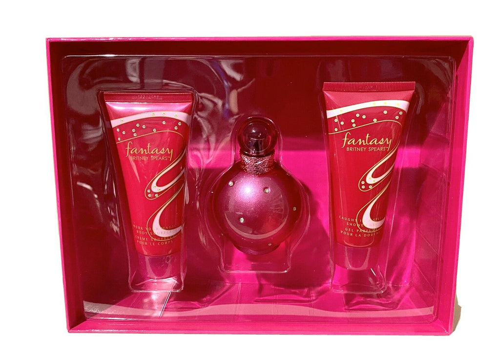 BRITNEY SPEARS FANTASY SET EDP 100 ml + BODY SOUFFLE 100 ml + BATH&SHOWER GEL 100 ml , WOMEN
