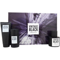 KENNETH COLE VINTAGE BLACK 3 PIECE SET FOR MEN, 100 ML