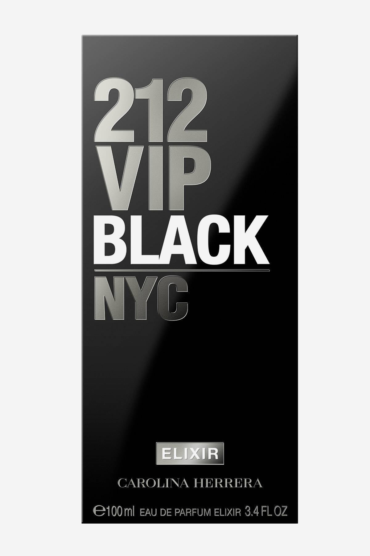 Carolina Herrera 212 Vip Black For Men Eau De Parfum Elixir For Men - Oriental Fougere Perfume 100ml