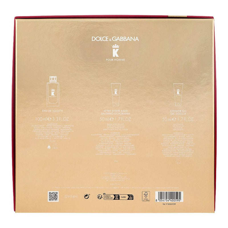 Dolce & Gabbana K Pour Homme EDT Gift Set For Men