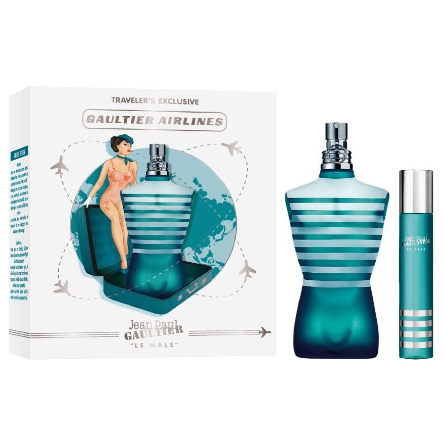 JEAN PAUL GAULTIER "LE MALE" EDT 125ML+20ML TRAVEL SET