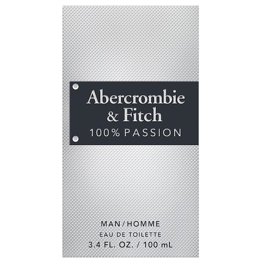 Abercrombie & Fitch 100% Passion Man Eau De Toilette For Men - Oriental Spicy Perfume 100ml