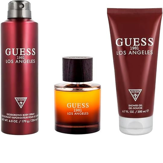 Guess 1981 Los Angeles EDT  100ml+SHower Gel 200ml +226 Body Spray Set For Men