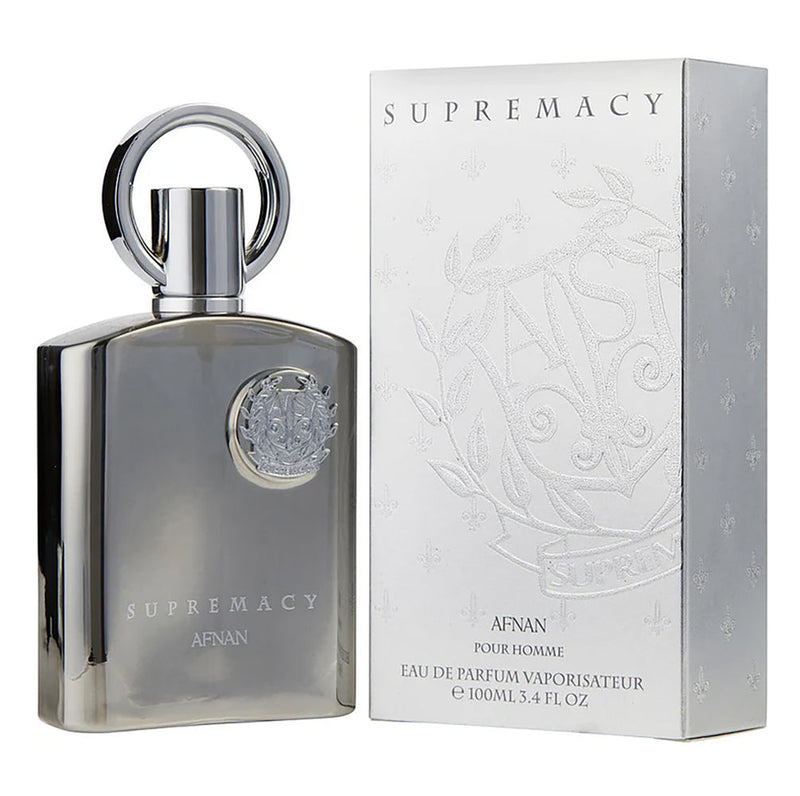 Afnan Supremacy Pour Homme (Silver) Perfume For Men - Eau De Parfum, 100 ML