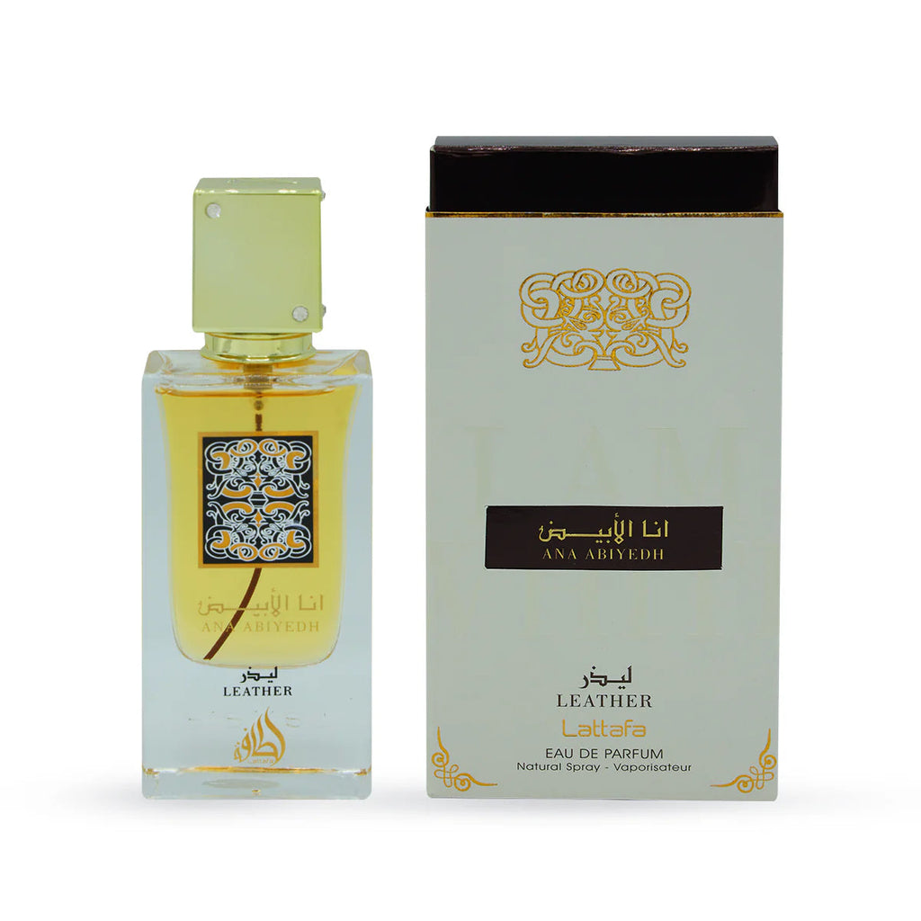 Lattafa Ana Abiyedh Leather - Perfume For Unisex - EDP 60 ml