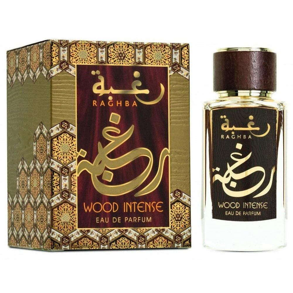 Lattafa Raghba Wood Intense Perfume for Unisex 100ml, Eau de Parfum