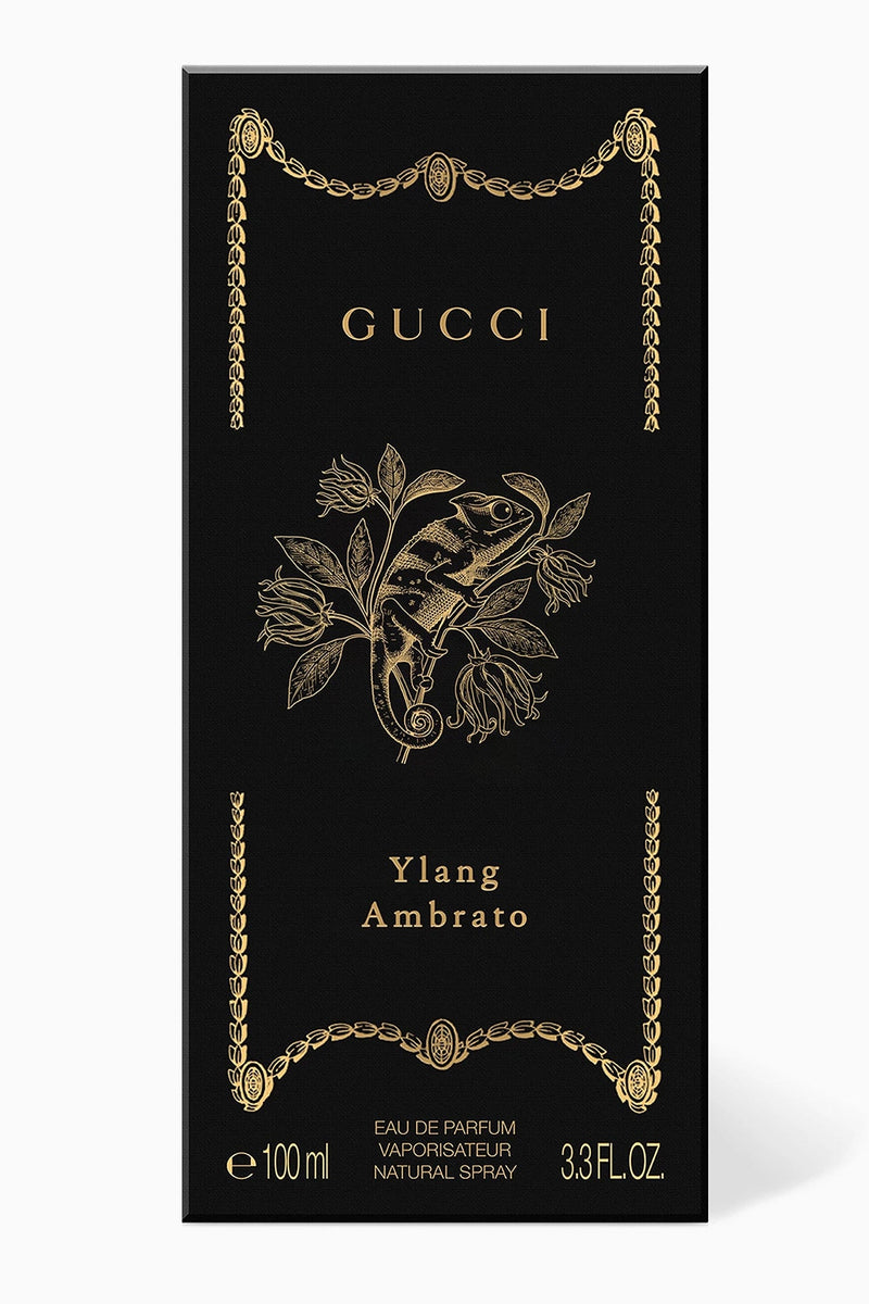 Gucci Ylang Ambrato Eau De Parfum For Unisex - Oriental Vanilla Perfume 100ml