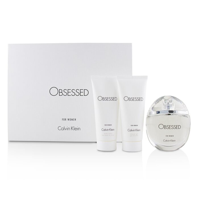 Calvin Klein Obsessed For Women EDP 100ml+100ml Body lotion+100ml Shaving gel Set