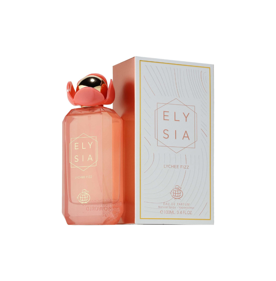 Fragrance world Elysia Lychee Eau De Parfum  For Women- Floral Fruity Perfume 100ml