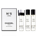 CHANEL NO.5 L'EAU FOR WOMEN  EDT 3x20 ml PURSE SPRAY