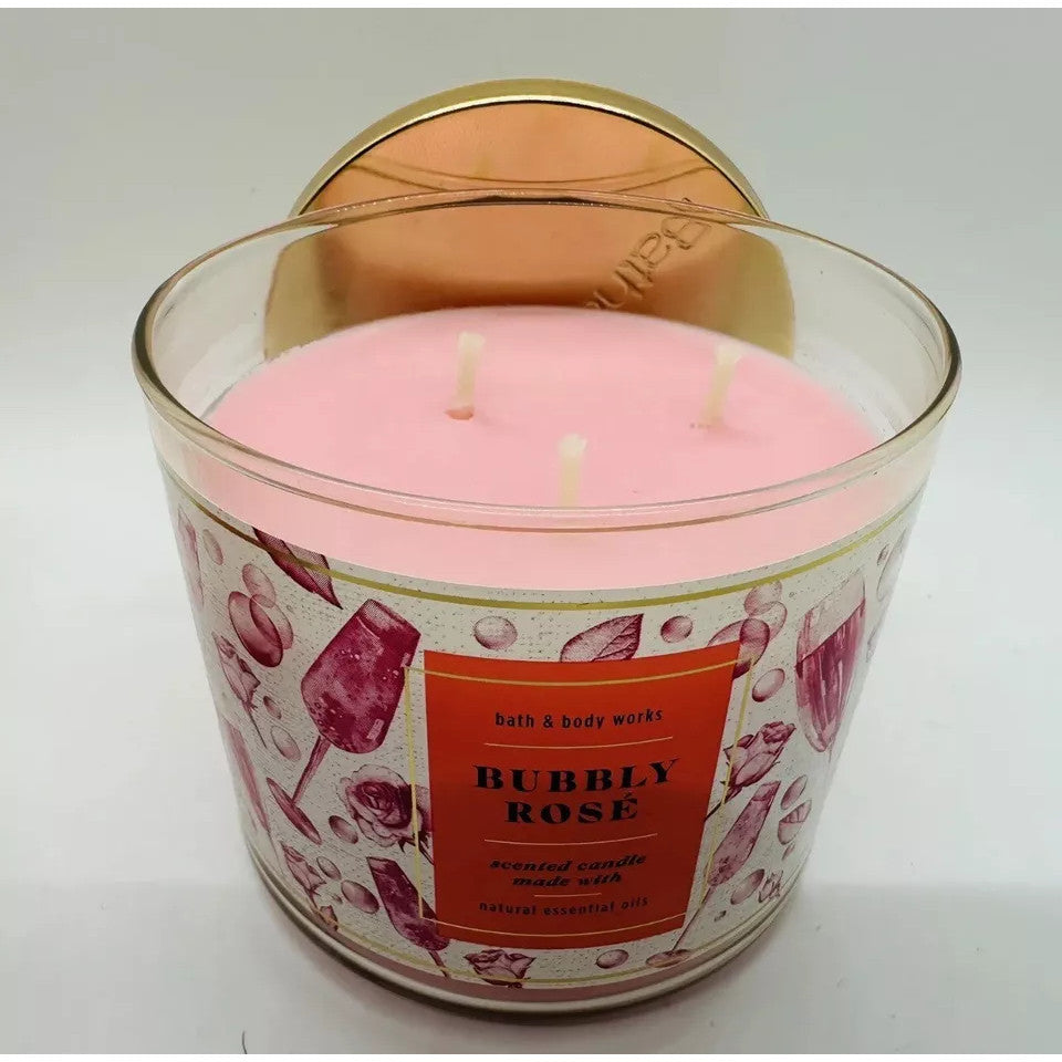 Bath & Body Works Bubbly Rose Scented Candle 411g