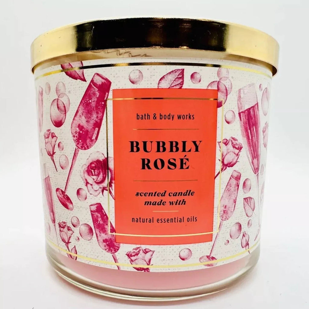 Bath & Body Works Bubbly Rose Scented Candle 411g