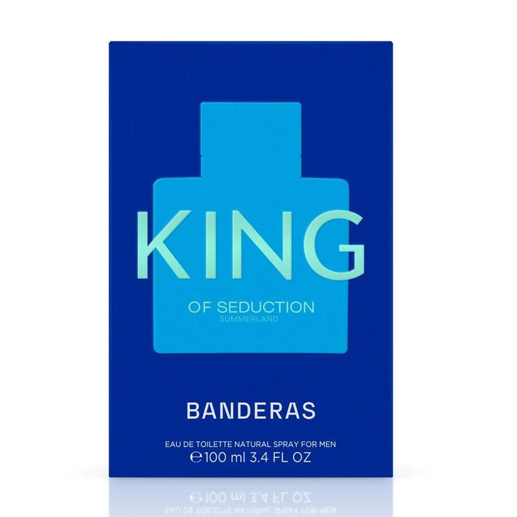 Antonio Banderas King Of Seduction Summerland For Men Eau De Toilette For Men - Aromatic Woody Perfume 100ml