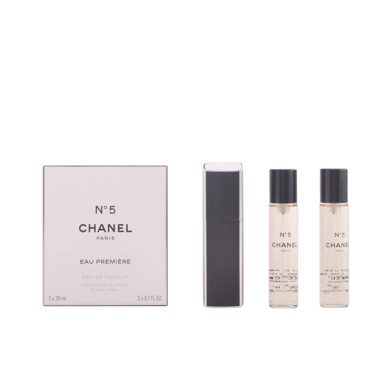 Chanel No.5 Eau Premiere Eau De Parfum Purse Spray And 2 Refills 3x20ml