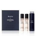 CHANEL BLEU DE CHANEL POUR HOMME FOR MEN EDP 3x20 ml + 2 REFILLS TRAVEL SPRAY
