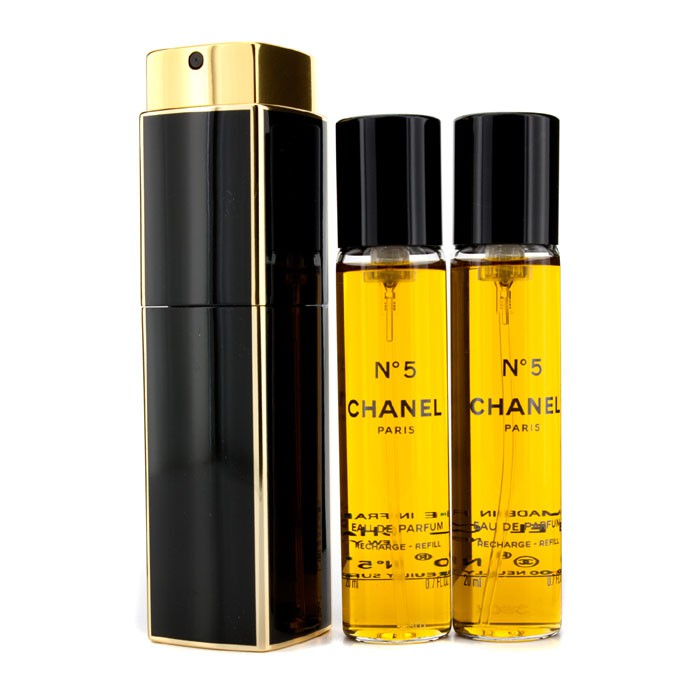 Chanel No. 5  Perfume For Women 3 piece Travel Spray EDP 3 X 20 ml