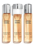 CHANEL CHANCE FOR WOMEN EDT 3x20 ml REFILL TRAVEL SPRAY