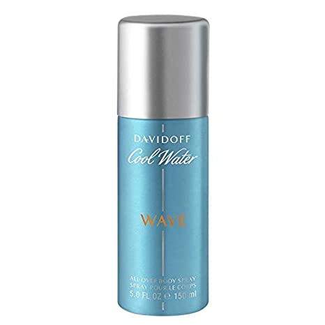 DAVIDOFF COOL WATER WAVE ALL OVER BODY SPRAY FOR MEN, 150  ML