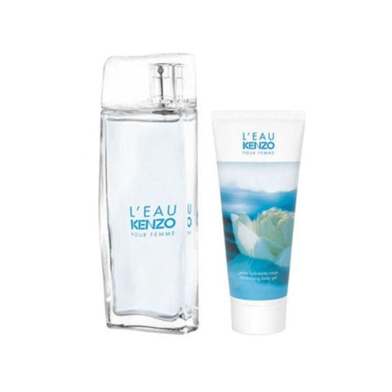 Kenzo L'eau Kenzo Pour Femme For Women Set EDT 100ml + Moisturizing Body Gel 75ml (Travel Exclusive)