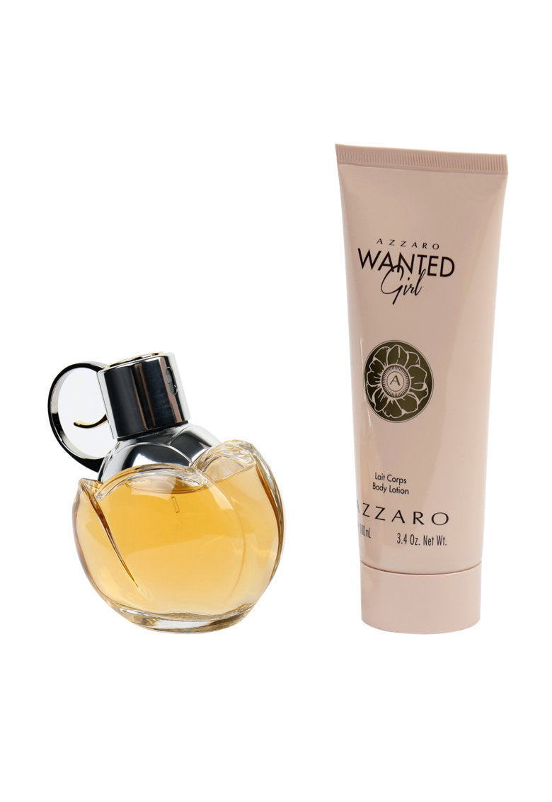 Azzaro Wanted Girl Set, Women: Perfume Water, 80 ml + Body Lotion, 100 ml