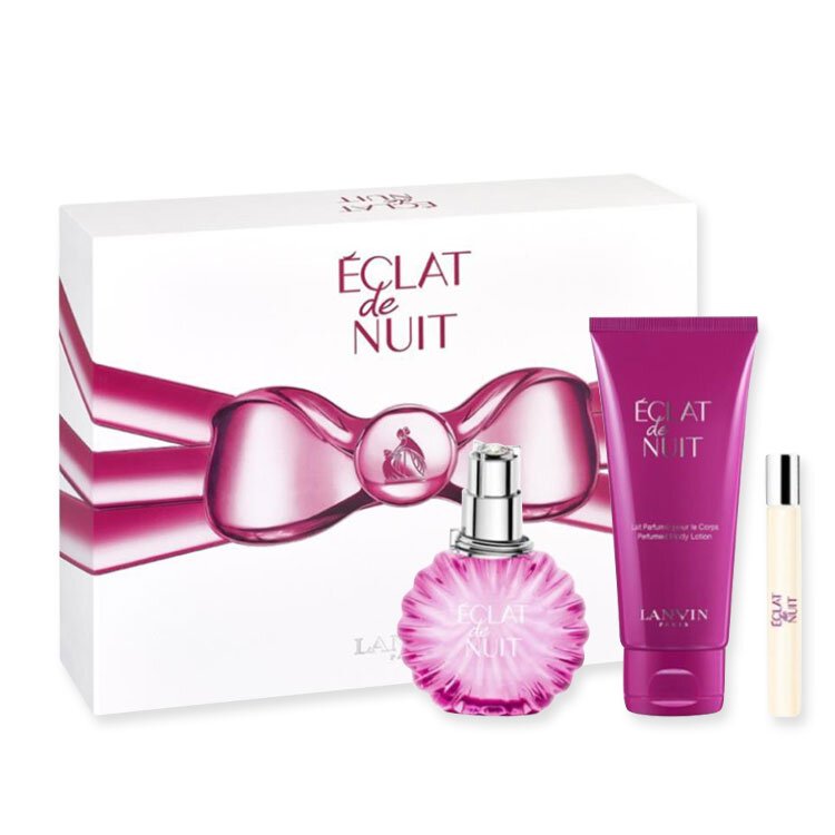 LANVIN ECLAT DE NUIT FOR WOMEN SET EDP 100 ml + EDP 7.5 ml + PRFM BODY LOTION 100 ml