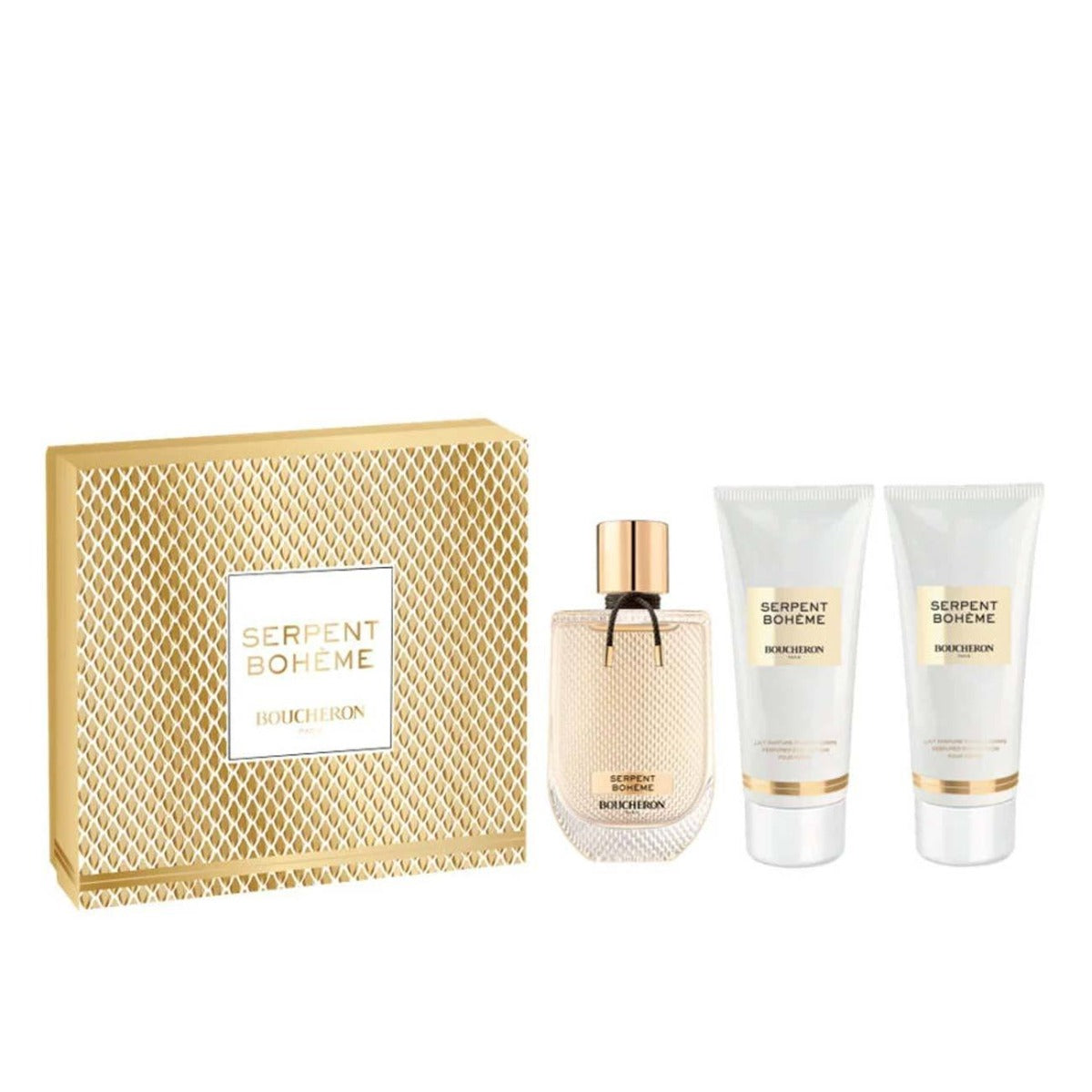 BOUCHERON SERPENT BOHEME FOR WOMEN SET EDP 90ml + PERFUME BODY LOTION 100ml + PERFUME BATH & SHOWER GEL 100ml