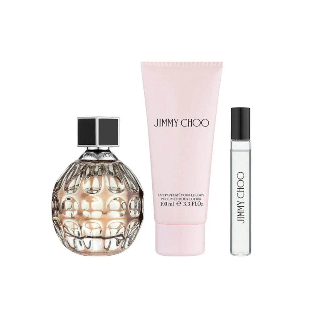 Jimmy Choo For Women Set EDP 100ml + EDP 7.5ml + Perfumed Body Lotion 100ml