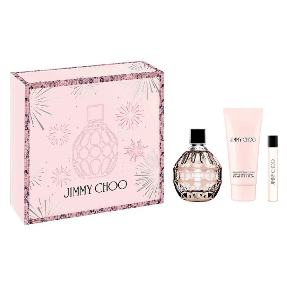 Jimmy Choo For Women Set EDP 100ml + EDP 7.5ml + Perfumed Body Lotion 100ml