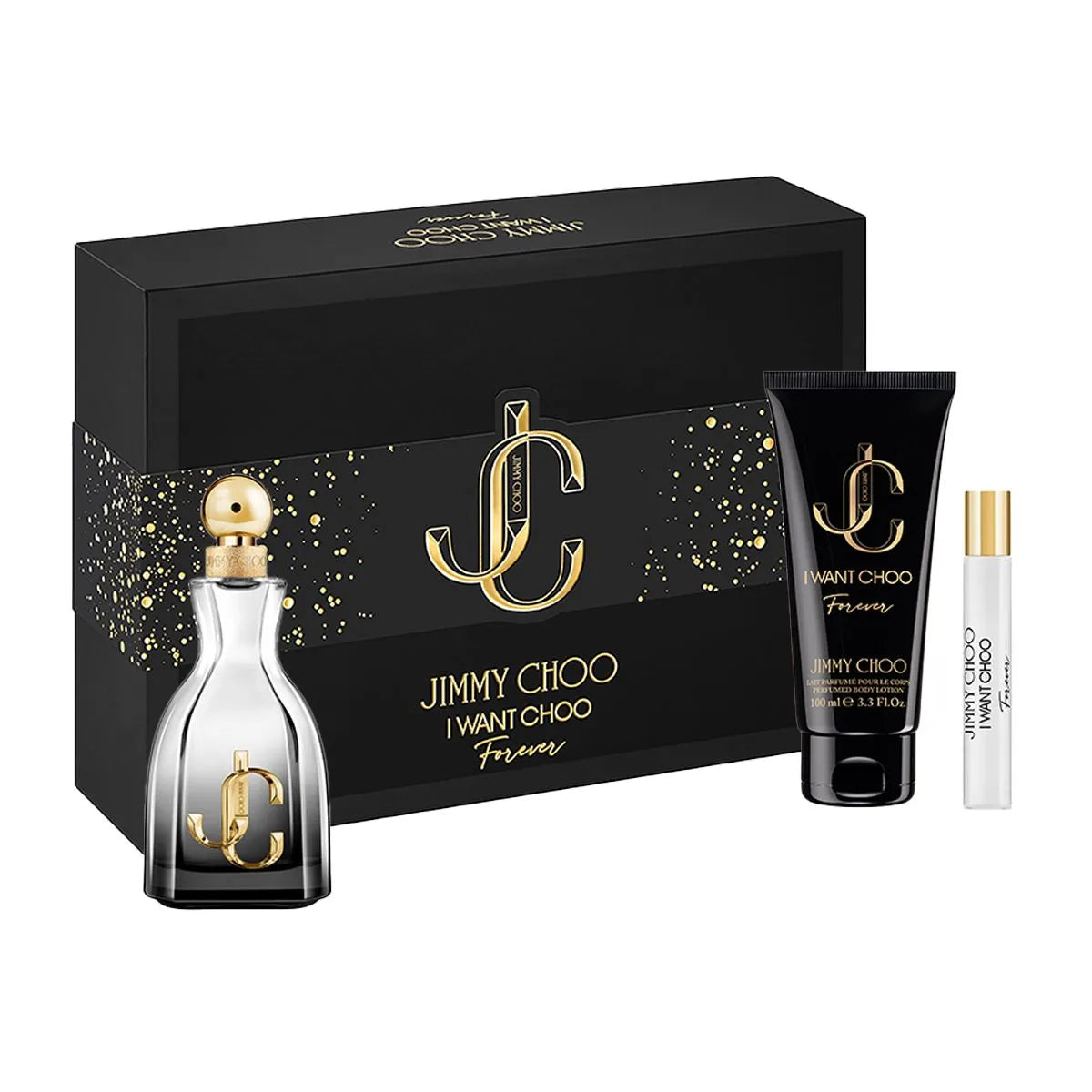Jimmy Choo I Want Choo Forever For Women Set EDP 100ml + EDP 7.5ml + Perfumed Body Lotion 100ml