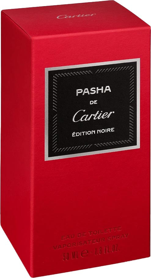 Cartier Pasha De Cartier Edition Noire Eau De Toilette For Men - Woody Aromatic Perfume 50ml