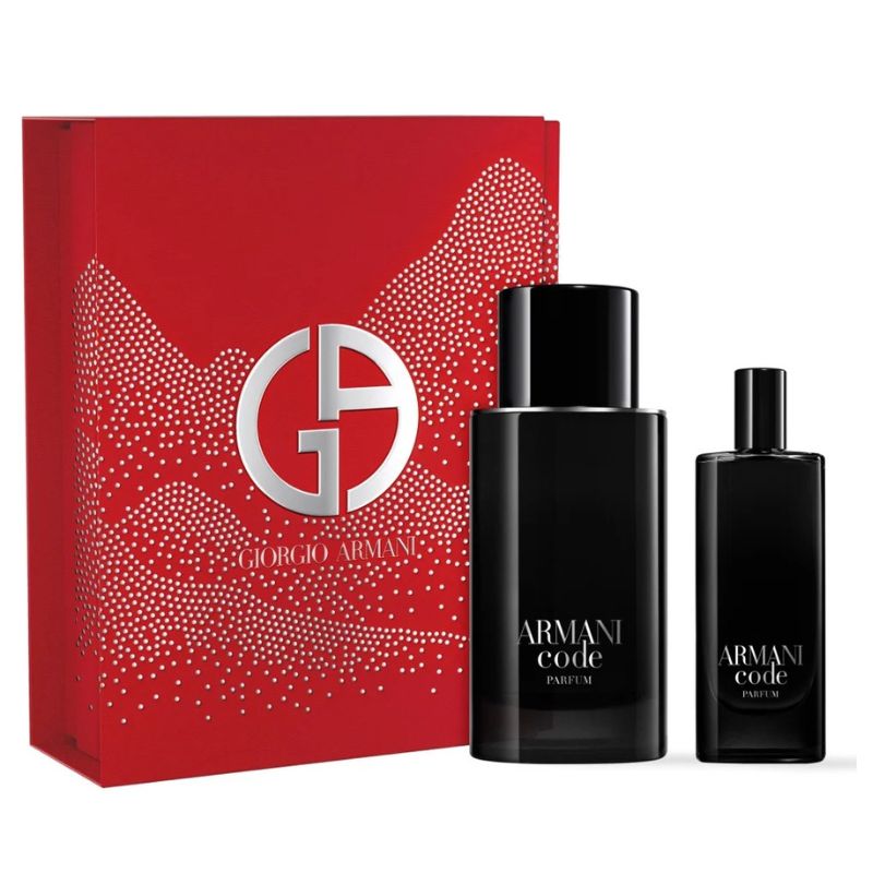 Giorgio Armani Armani Code Pour Homme For Men Set EDP 75ml Refillable + EDP 15ml