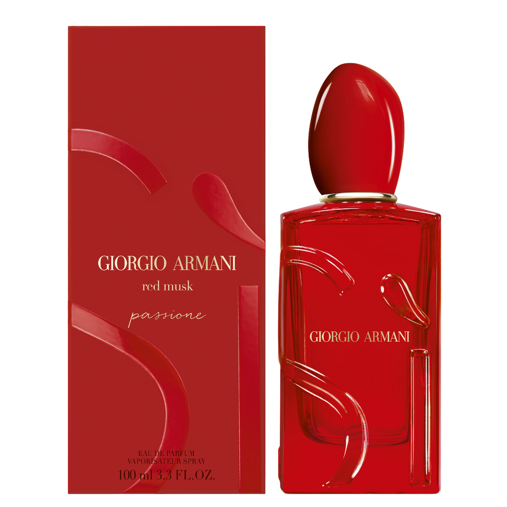 Giorgio Armani Si Passione Red Musk Eau De Parfum For Women - Floral Fruity Perfume 100ml