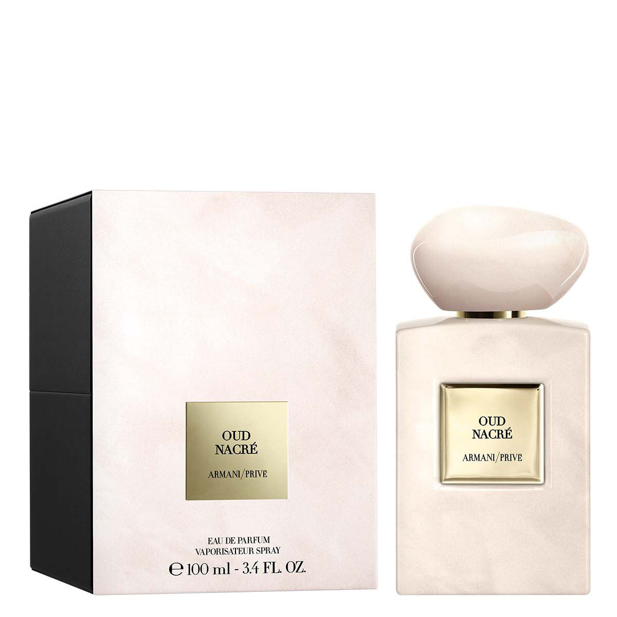 Giorgio Armani Armani Prive Oud Nacre Eau De Parfum For Unisex - Woody Spicy Perfume 100ml