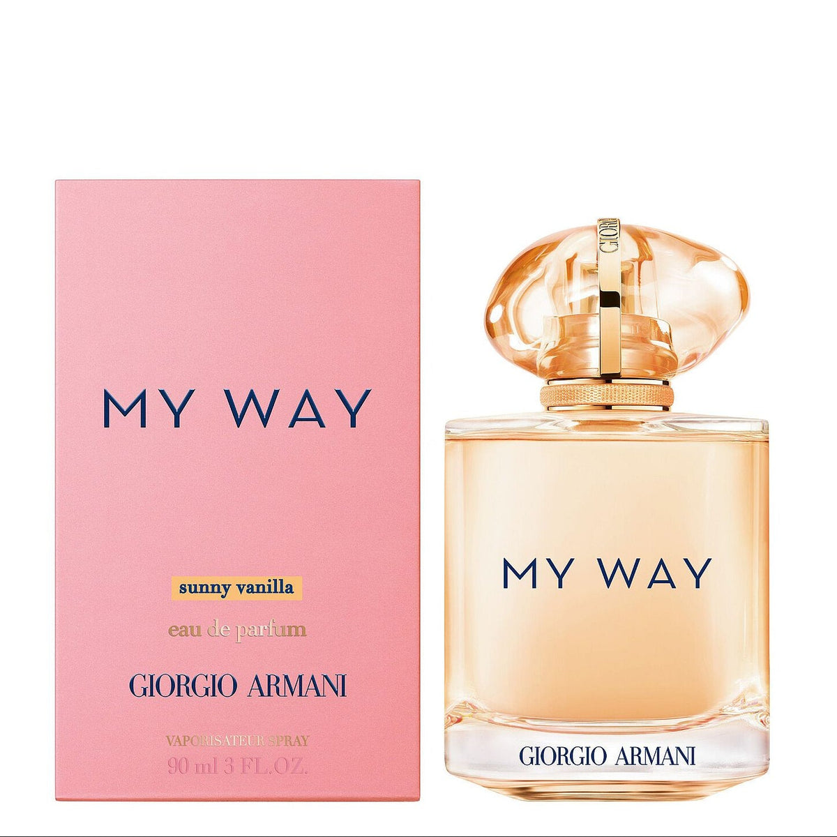 Giorgio Armani My Way Sunny Vanilla Eau De Parfum For Women - Floral Fruity Perfume 90ml