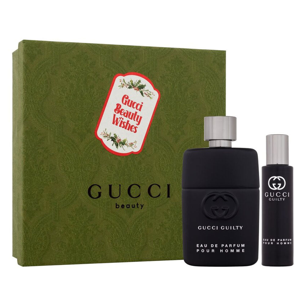 Gucci Guilty Pour Homme For Men Set EDP 50ml + EDP 15ml Travel Spray