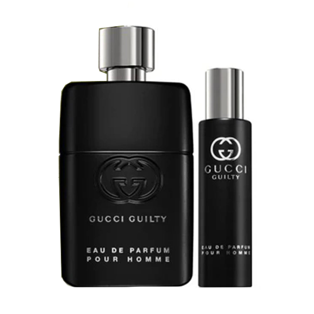 Gucci Guilty Pour Homme For Men Set EDP 50ml + EDP 15ml Travel Spray