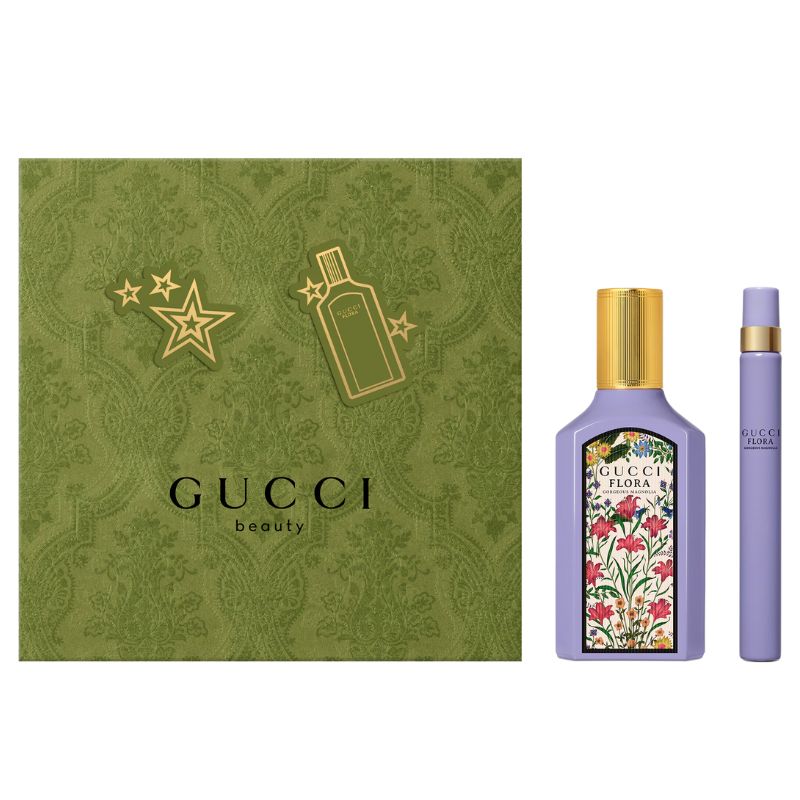 Gucci Flora Gorgeous Magnolia For Women Set EDP 50ml + EDP 10ml