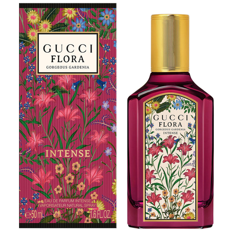 Gucci Flora Gorgeous Gardenia Intense Eau De Parfum For Women - Floral Woody Musk Perfume 50ml