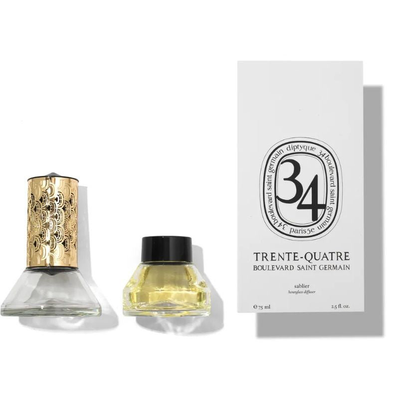 Diptyque Trente-Quatre Boulevard Saint Germain Hour Glass Diffuser 75ml