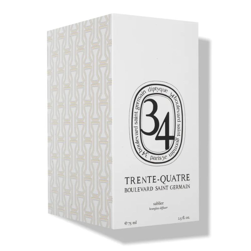 Diptyque Trente-Quatre Boulevard Saint Germain Hour Glass Diffuser 75ml